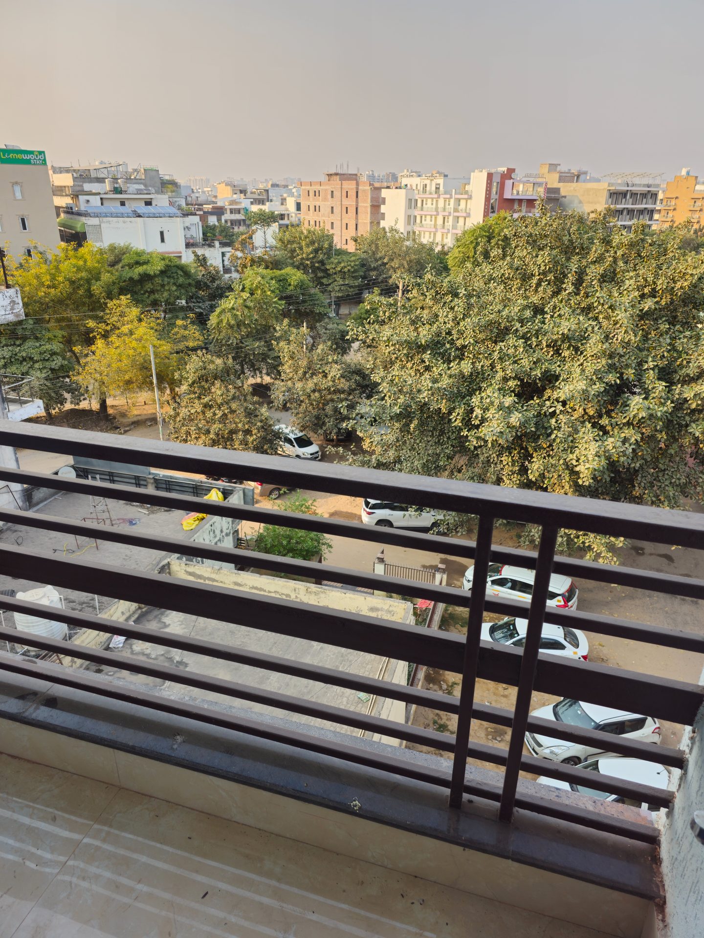 Star Stayz Sector 52 — Balcony View